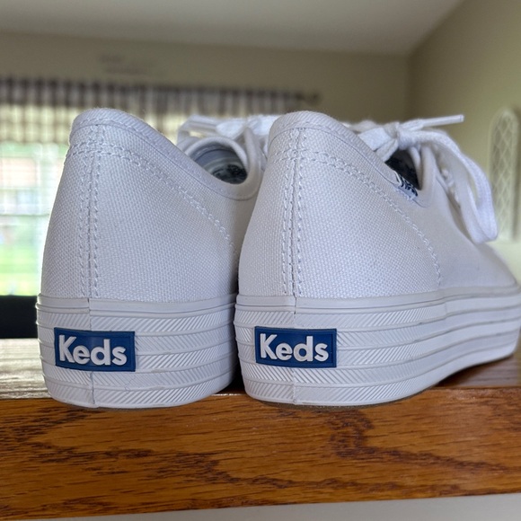 Keds Classic White Platform Sneakers - Picture 5 of 6